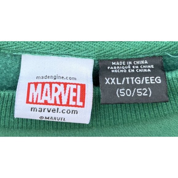 Marvel Deadpool Merry Chimichanga Holiday Sweatshirt Green XXL Mens - Picture 5 of 5